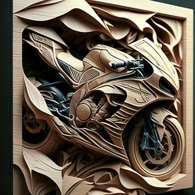 3D модель Kawasaki Ninja H2R (STL)